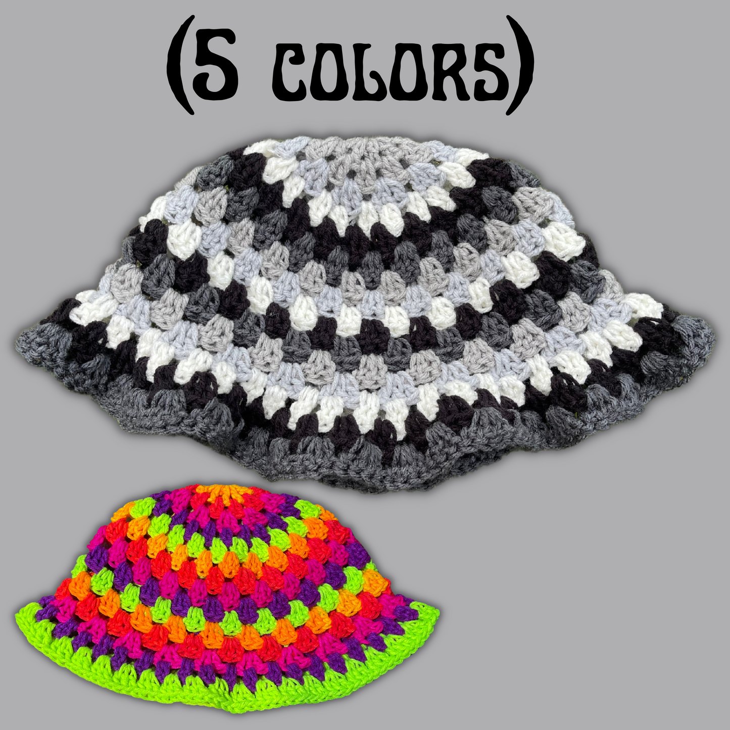 Granny Stitch Bucket Hats - any color