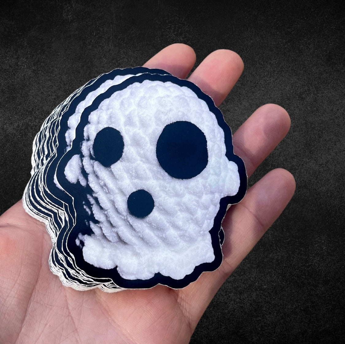 Crochet Ghost Stickers (2 Pack)