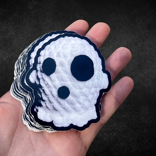 Crochet Ghost Sticker