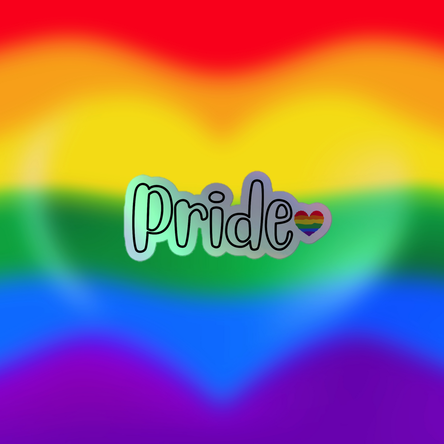 Pride Holographic Sticker (3x3)