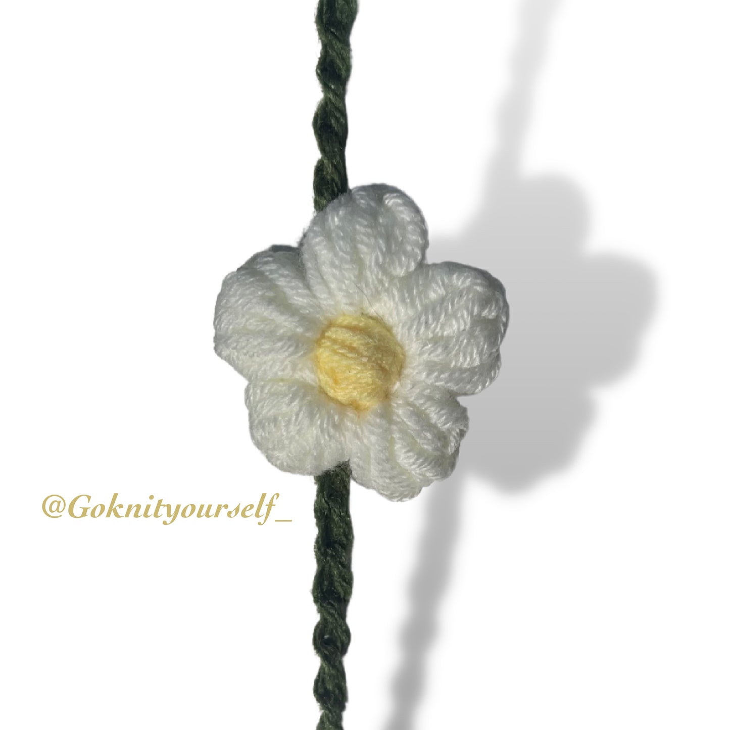 Flower Garland - White/Yellow