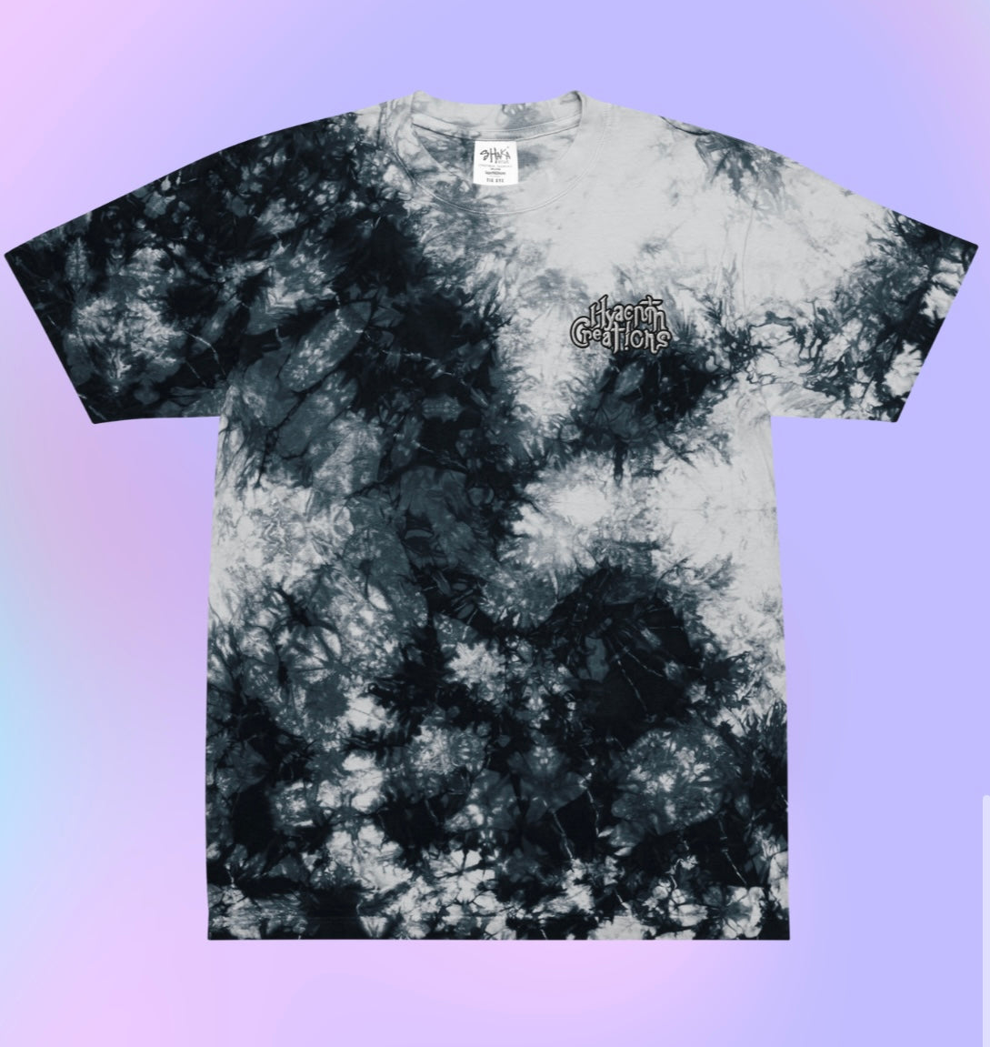 HC Oversized Tie-Dye T-Shirt - Embroidery